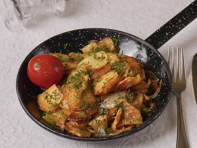 Картопля смажена з цибулею