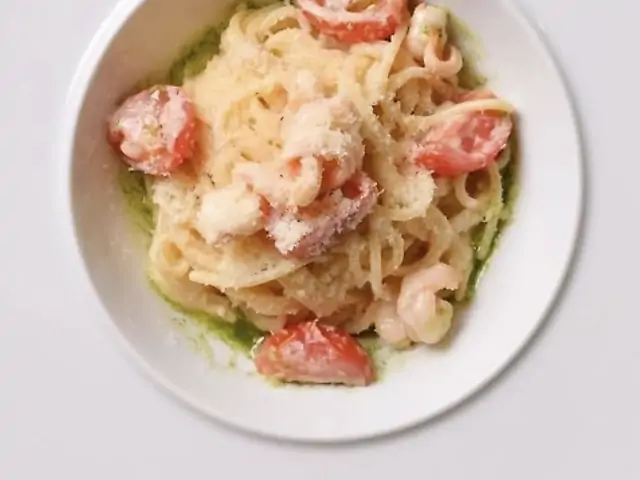 Паста з тигровою креветкою