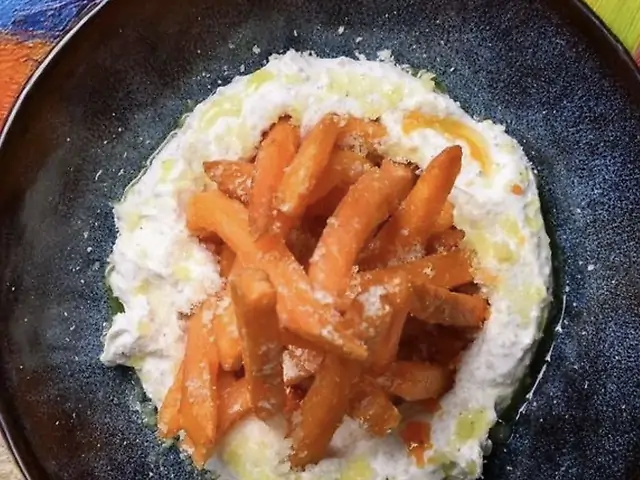 Батат з трюфельним муссом