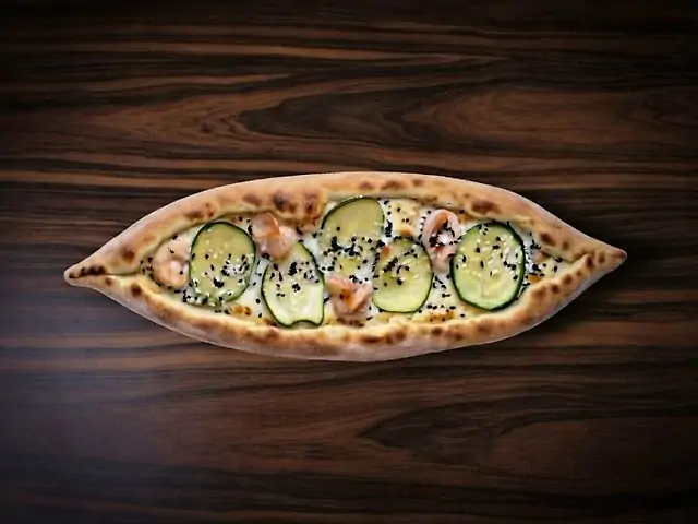 Піде з тигровими креветками - понзо та цукіні з цитрусовими ноткам