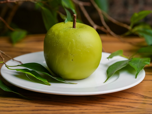 Десерт Яблуко - бурбонська ваніль