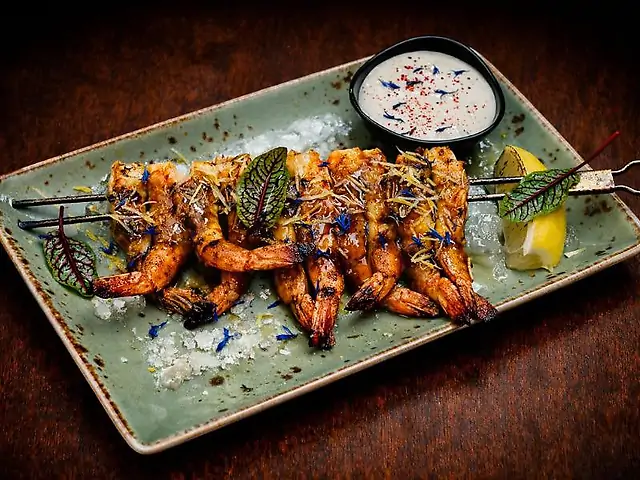 Хвости тигрових креветок