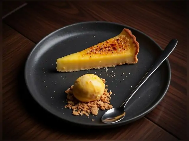 Тарт лимонний з карамеллю