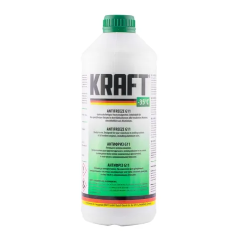 Антифриз KRAFT G11 (зелений) 1,5л (43520)