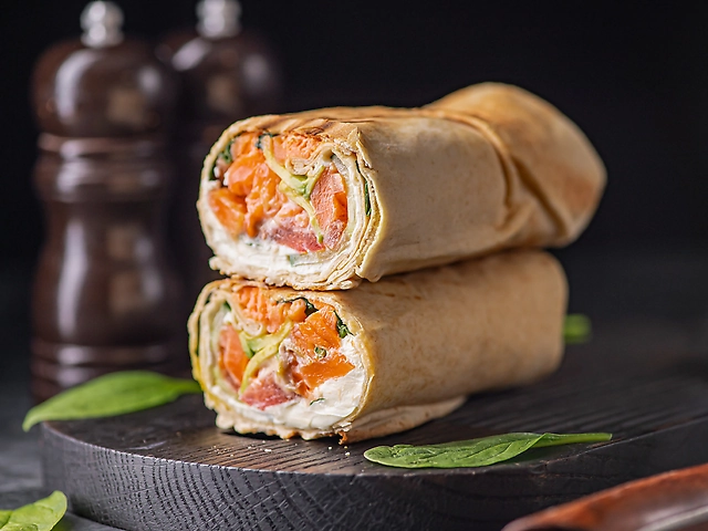 Шаурма із сьомгою