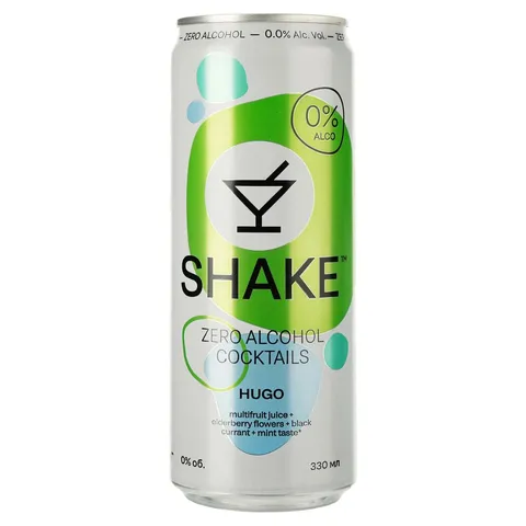 Коктейль Shake Hugo б.а. ж.б. 0,33л (45444)