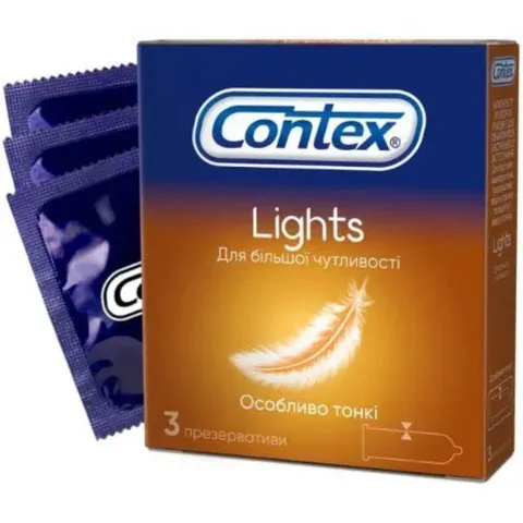 Презервативи Соntex 3 Lights(Ultra Thin) (22719)