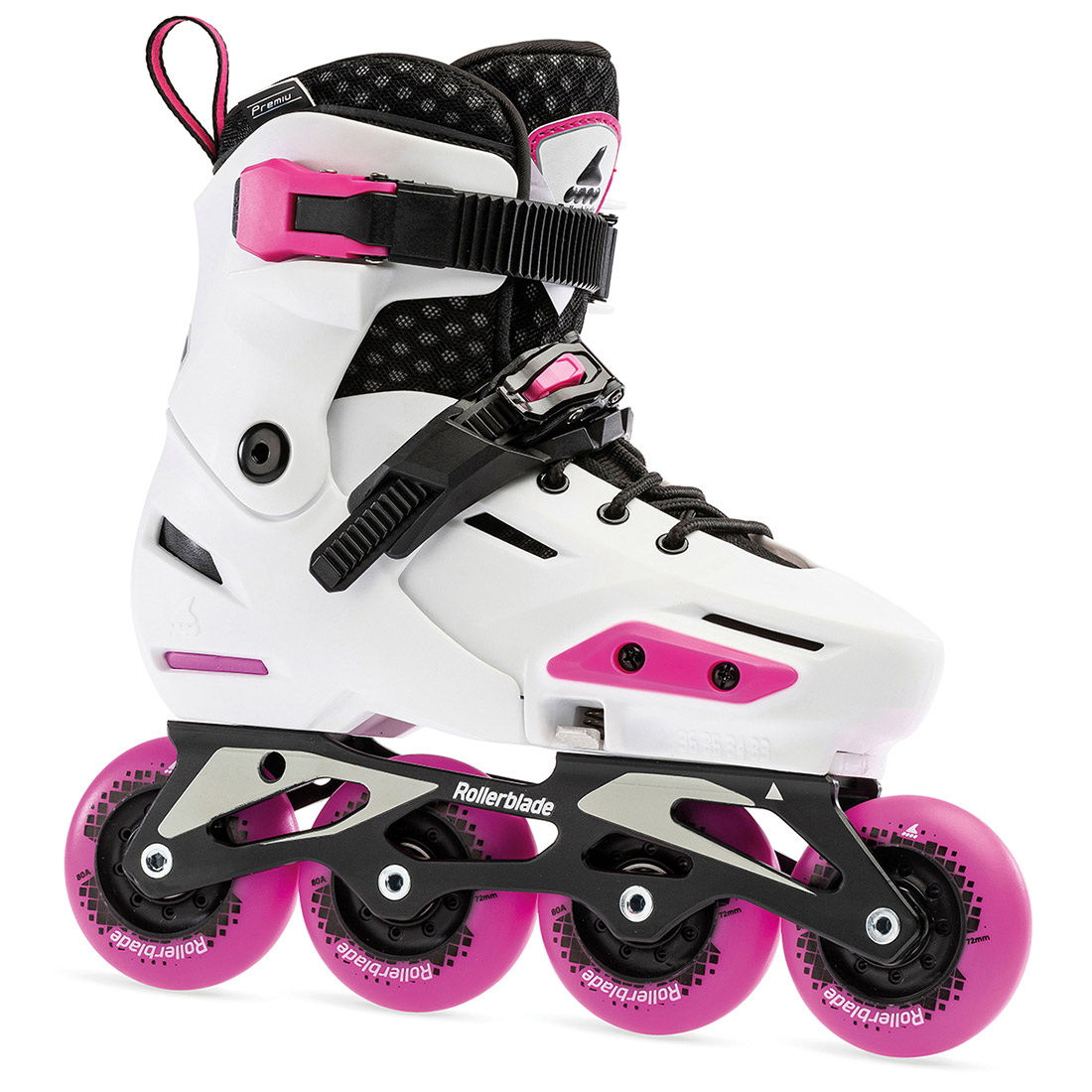 Rollerblade роликовые коньки Apex G white-pink 37-40