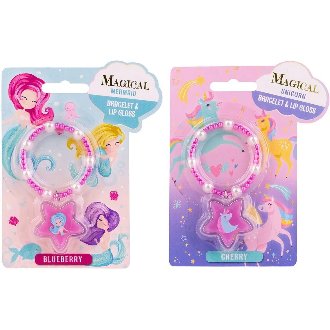 Блиск д/губ, браслет MAGICAL UNICORN&amp;MERMAID, 2гр блістер