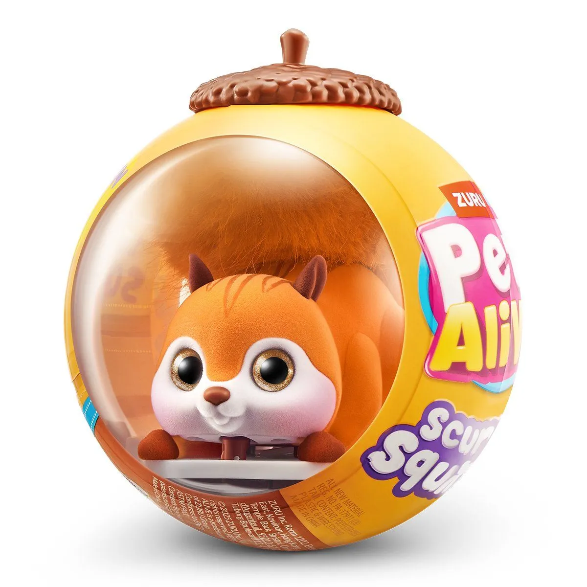 Інтерактивна іграшка PETS ALIVE S1  БІЛОЧКА (помаранчевий)
