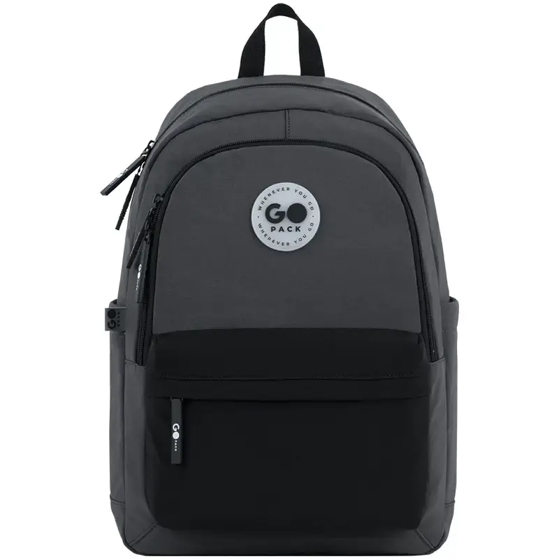 Рюкзак GoPack Education Teens 141L чорний, сірий