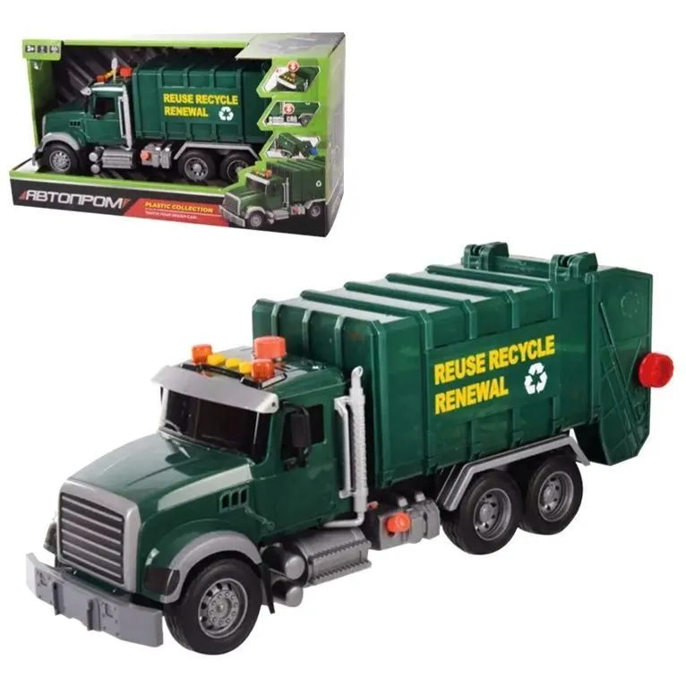 Іграшка машина арт 7974, &quot;АВТОПРОМ&quot;,батар.,сміттєвоз,світ.,звук,рухомі дет.,у короб.40,5*21*14см