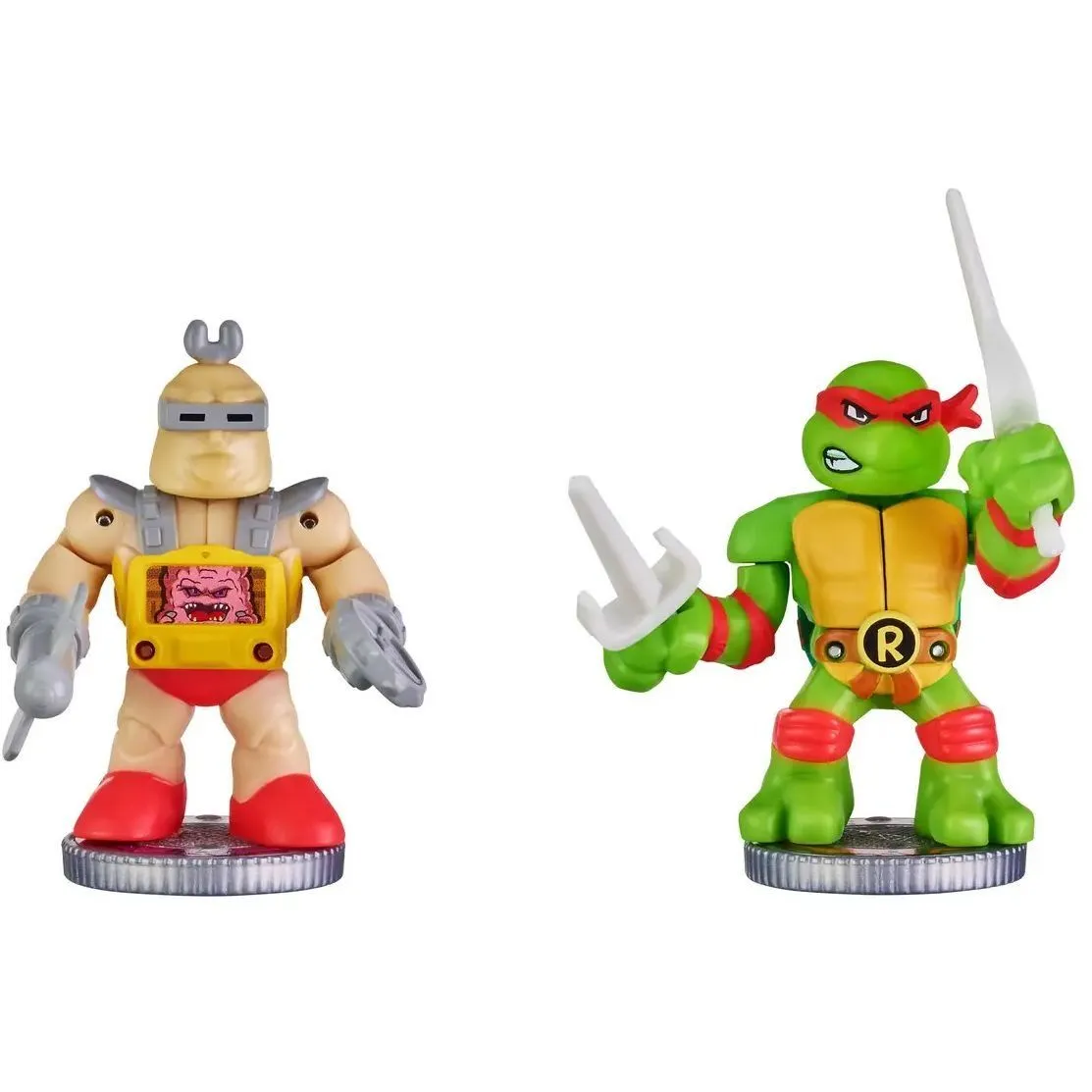 Набір для поєдинку Рафаель та Кренг TMNT (Черепашки-ніндзя). Ігровий набір TM &quot;Akedo&quot;