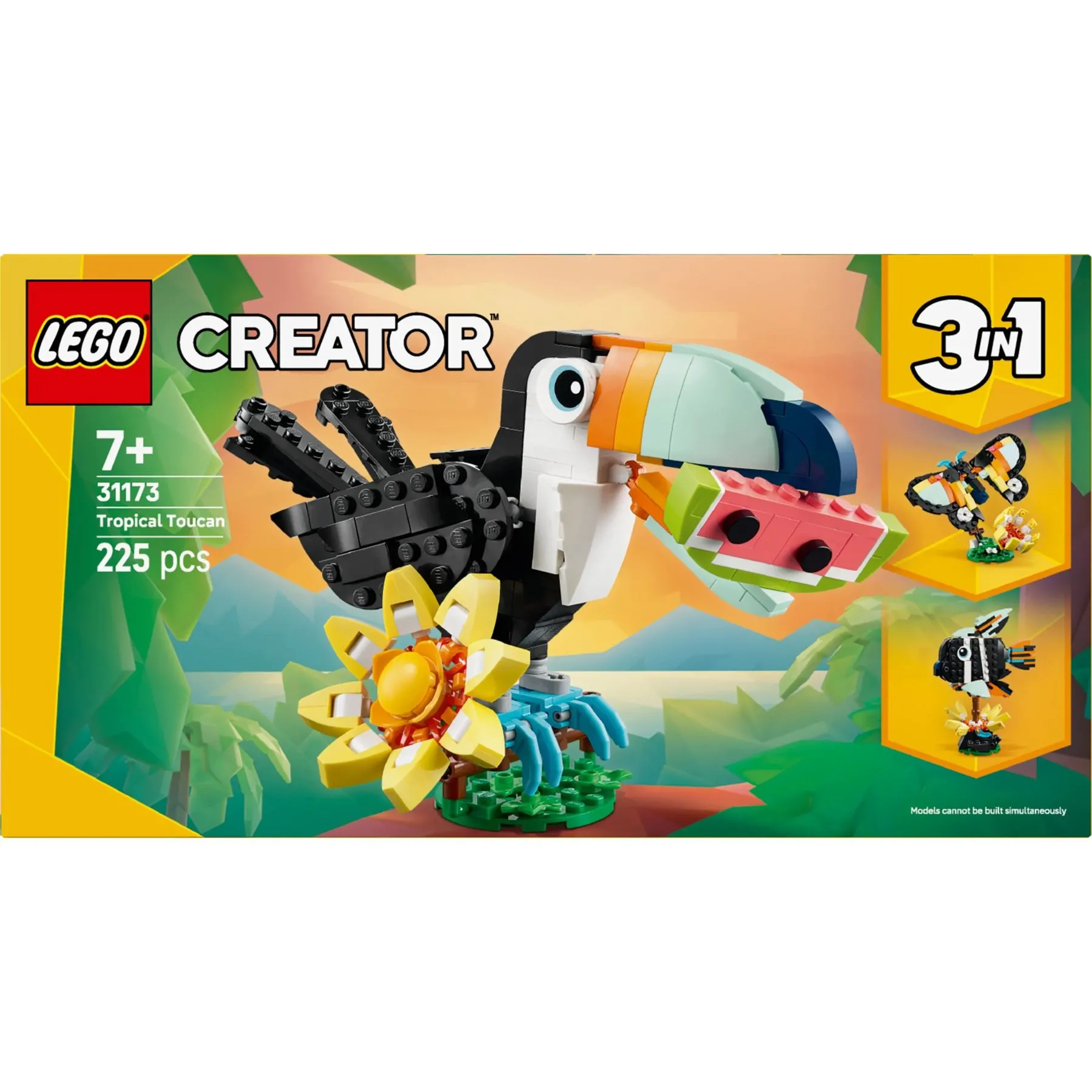 Конструктор Дикі тварини: тропічний тукан LEGO Creator