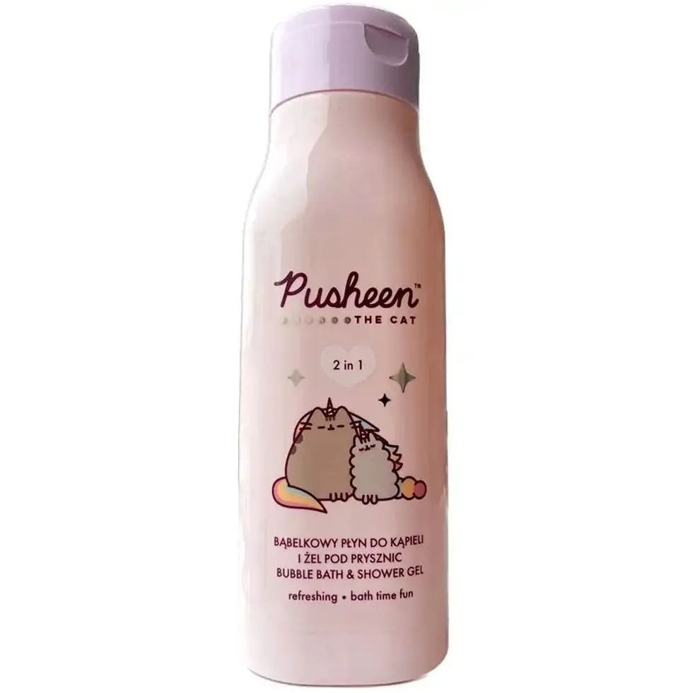 Шампунь-гель для душу 2в1 ТМ "Pusheen", 400 мл