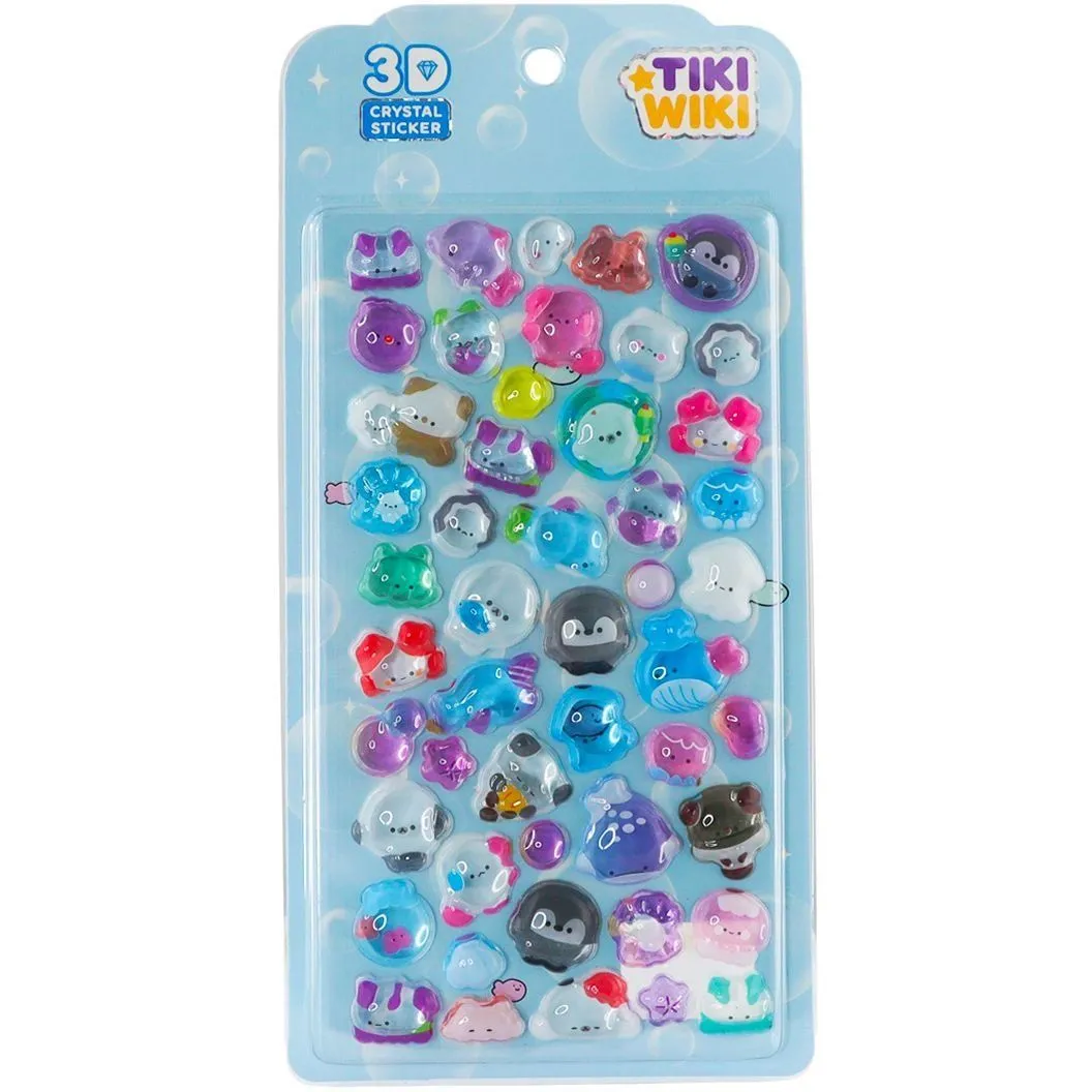 Набір 3D-наліпок TIKI WIKI серії "Crystal"  ТІКІ МОРЕ S2