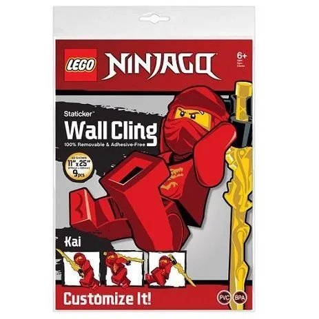LEGO STATIONERY Набір стікерів NINJAGO KAI  (червоний)