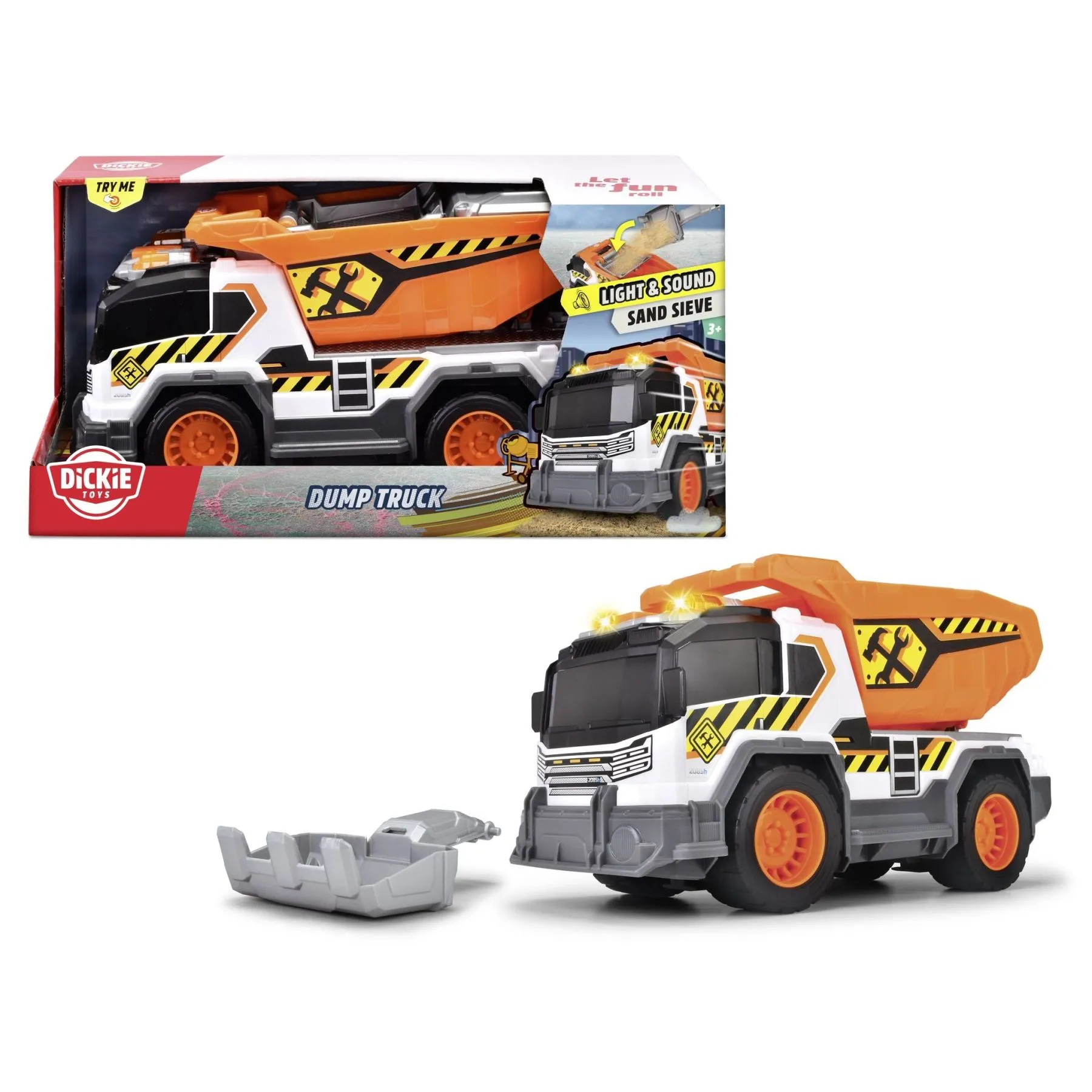 Функціональне авто &quot;Самоскид&quot; зі звук. та світл. ефект., 30 см, 3+