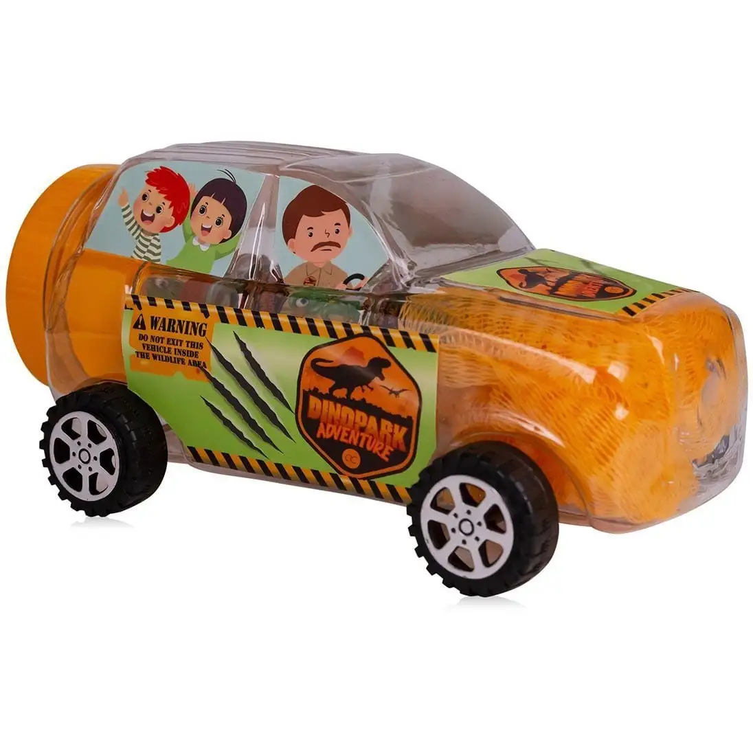 Подарунк.набір DINOPARK ADVENTURE (гель д/душу, бомбочка д/ванни, губка) в "Park-Ranger Car"