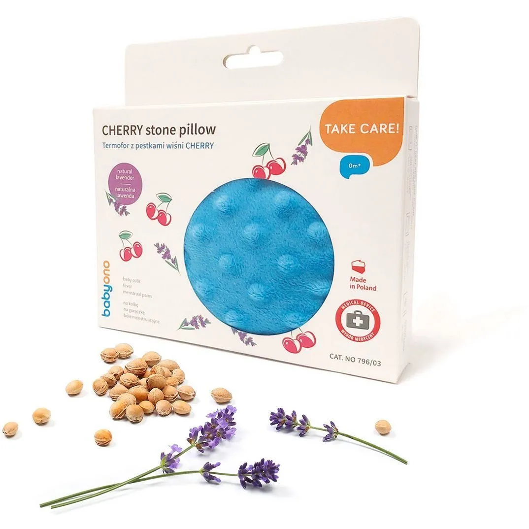 Грілочка з кісточок вишні та ароматом лаванди (13х16 см.) Блакитний / &quot;Babyono&quot;