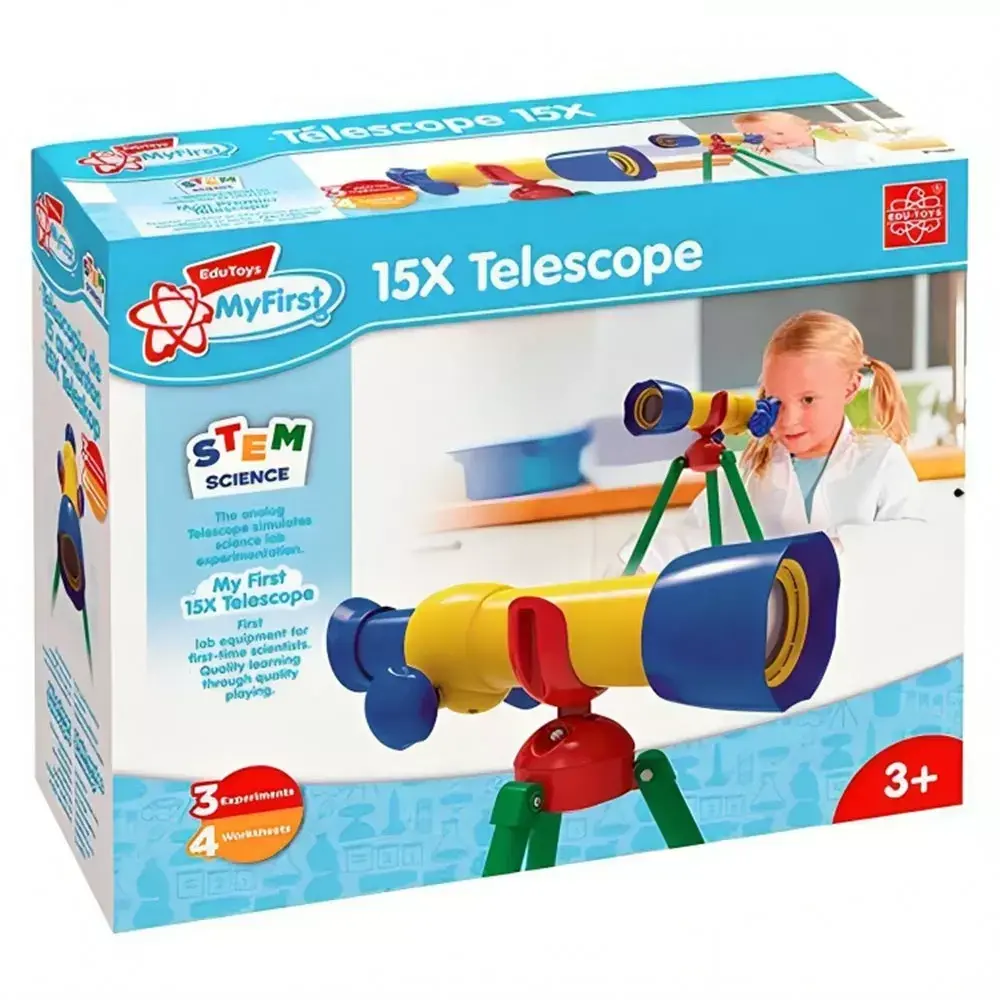 Оптичний прилад Edu-Toys Мій перший телескоп 15x (JS005)