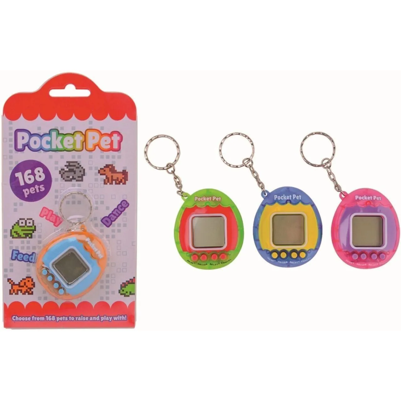 Гра PocketPet, електронний друг 168 в 1