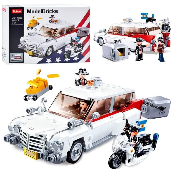 Конструктор SLUBAN M38-B1099 "Model Bricks": Машинка, 411 дет.