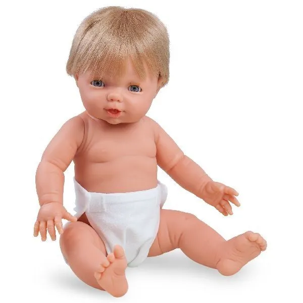 Babylin пупс в підгузнику з волоссям W/Boy