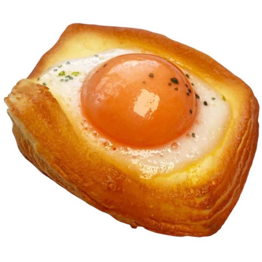 Іграшка-антистрес Сквіш Омлет в хлібі