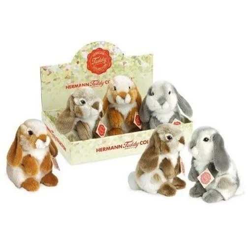 Іграшка м&#039;яка Кролики в 3 кольори 19 см (дисплей)