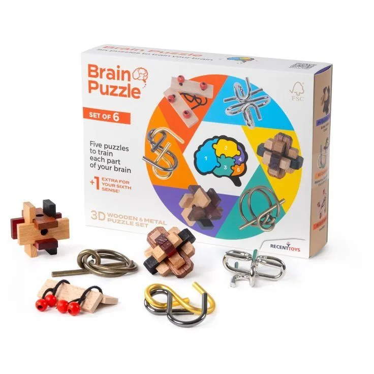 Набір головоломок Brain Puzzle, Recent Toys