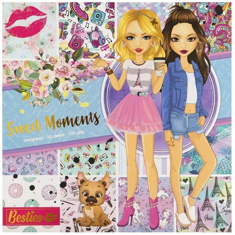 Besties Блокнот для дизайну [Sweet Momentsk/ Бестіс Блокнот для дизайну [Світ Моментсk