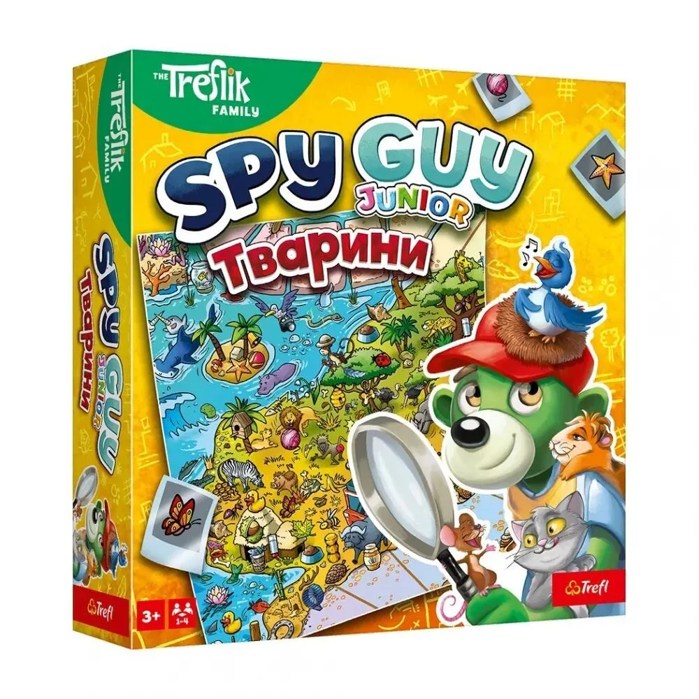 30433 Trefl Настільна гра Spy Guy Тварини