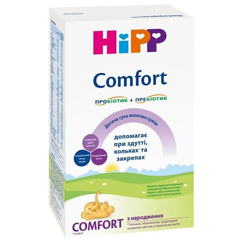 Дитяча суха молочна суміш &quot;Comfort&quot; початкова з народження 300 г, HiPP