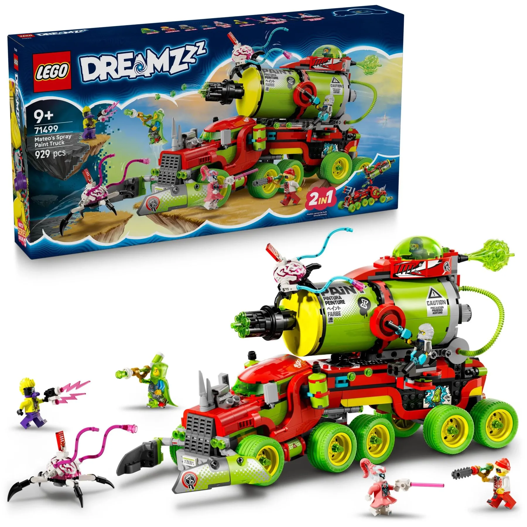 Конструктор Вантажівка Матео з аерозольною фарбою LEGO DREAMZzz