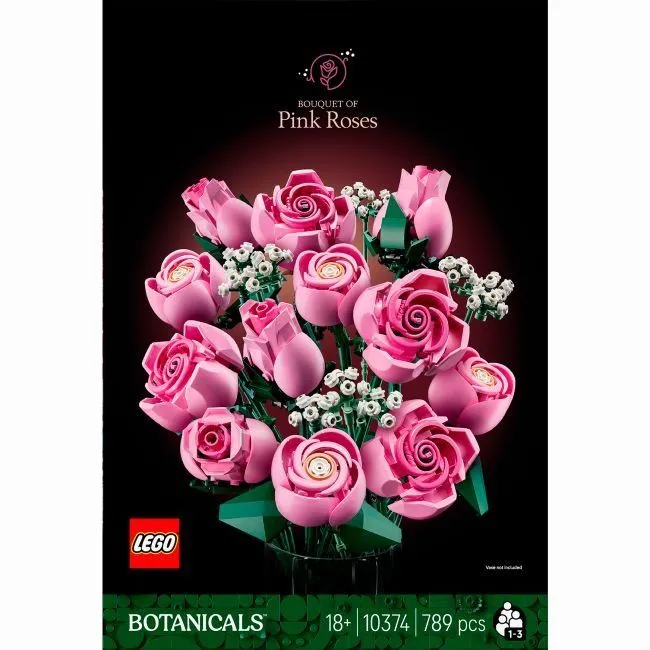 Конструктор Букет рожевих троянд LEGO Botanicals