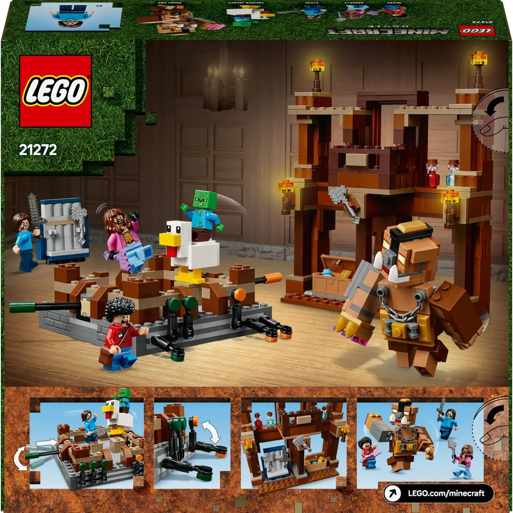 Конструктор Бійцівський ринг у лісовому маєтку LEGO Minecraft