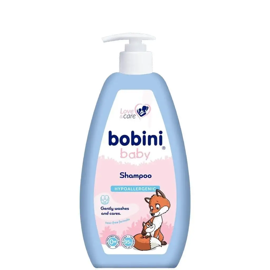 Дитячий шампунь для волося гіпоалергений, 500 мл. - ( 0+ ) / "Bobini"