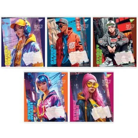 А5/18 кл. Yes Street wear, зошит учнів.