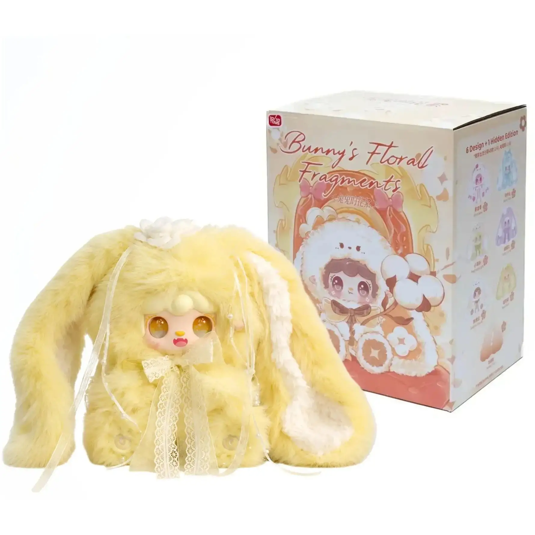 Колекційна м'яка іграшка 10/10 TOYS "YOOKI. Квітковий зайчик (Bunny's Floral)" 400%
