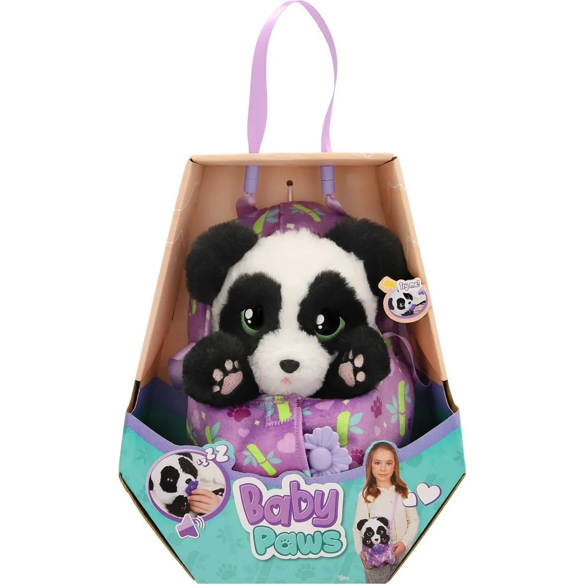 Інтерактивна іграшка BABY PAWS W3  МАЛЮК ПАНДА (з аксес.)