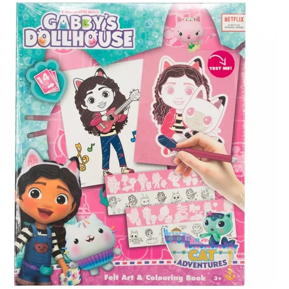 Розмальовка GABBY'S DOLLHOUSE Фетрова