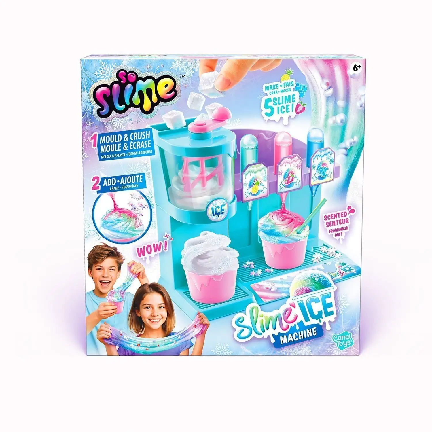 Набір для творчості Slime DIY "Фабрика "Фруктовий лід Slime'Ice"