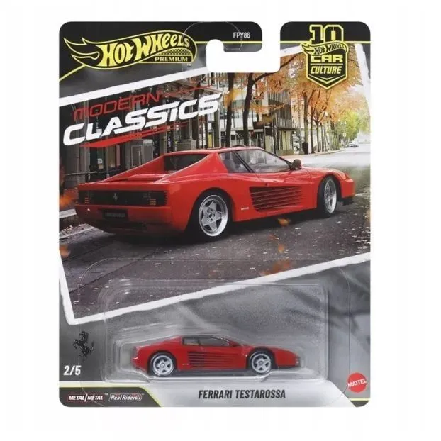 Колекційна модель машинки Ferrari Testarossa серії "Car Culture" Hot Wheels