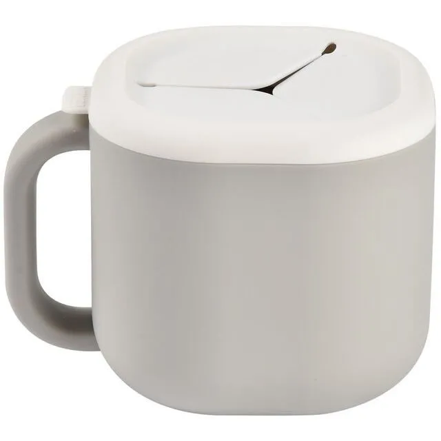 Чашка силіконова для снеків і напоїв Pick &#039;n&#039; Snack Beaba - сірий