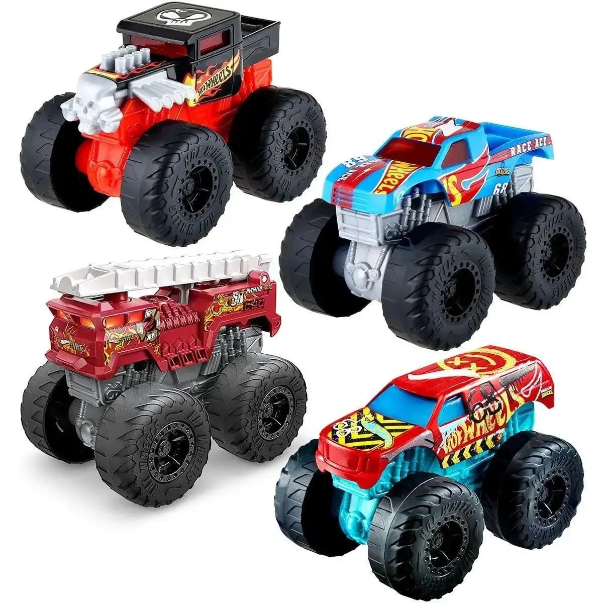Машинка-позашляховик 1:43 "Ревучі позашляховики" серії "Monster Trucks" Hot Wheels (в ас.)