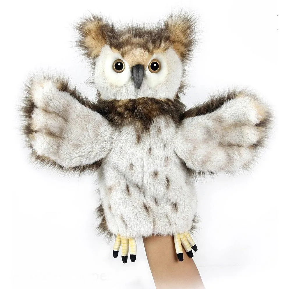М'яка іграшка "Сова" серії Puppet, 34 см