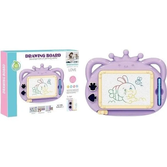 Іграшка DIY TOYS Магнітна дошка для малювання з короною