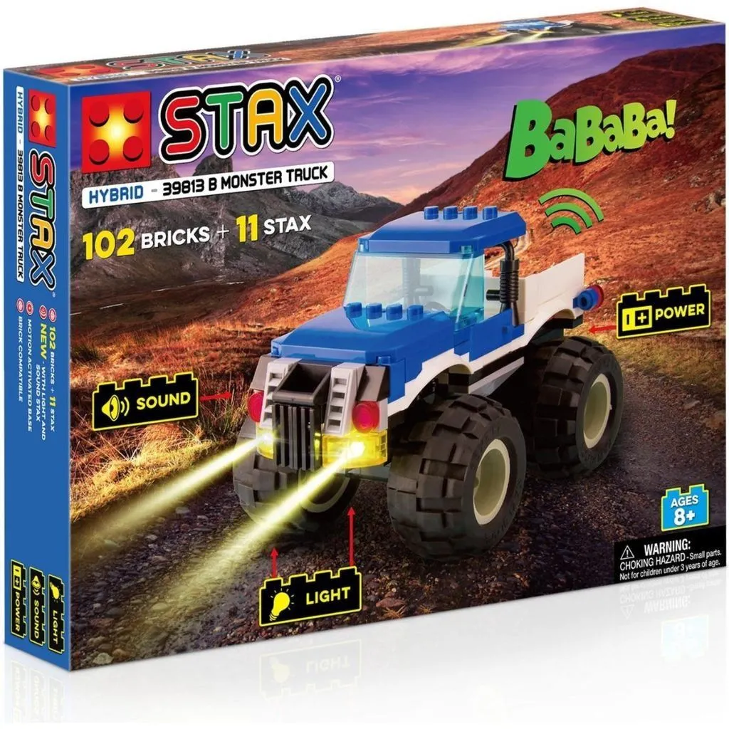 Монстр-трак синій Light Stax