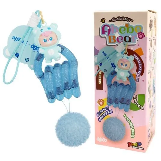 Колекційна фігурка з кільцем Tangle x diudiu baby Abebe Bear (blind box)